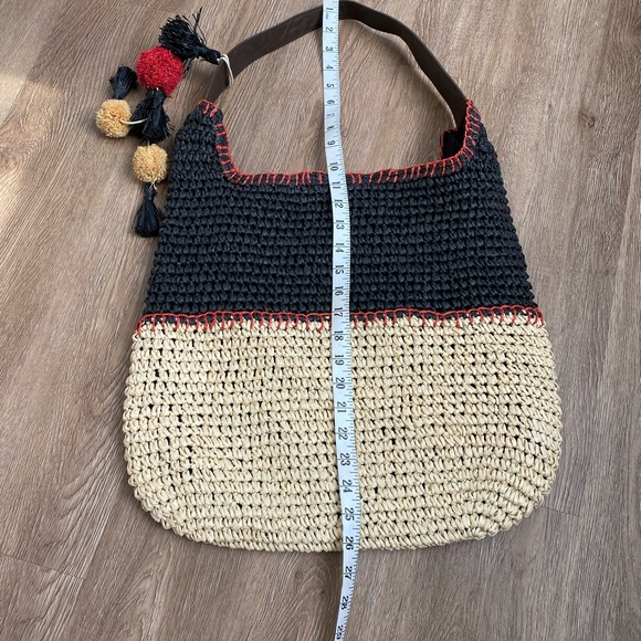 Bohemian crochet Paper straw tote✨ - Picture 7 of 7
